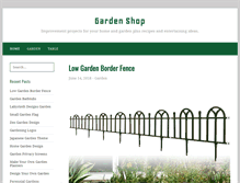 Tablet Screenshot of gardenateaseshops.com